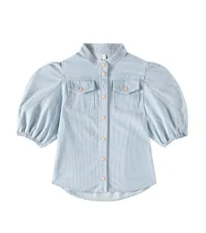 Top Wylie Utility rayé en jean