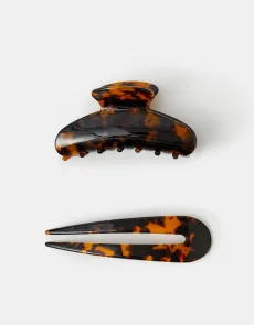 Tort Claw Clip French Hair Pin Set Tort Claw Clip French Hair Pin Set