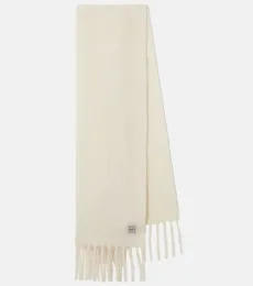 Toteme Alpaca and wool-blend scarf Toteme Alpaca and wool-blend scarf