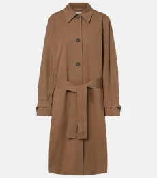 Toteme Belted cotton trench coat Toteme Belted cotton trench coat