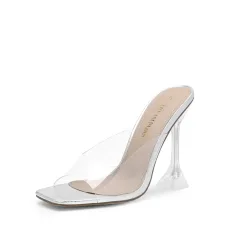 Transparent Stiletto Heel Sandals Transparent Stiletto Heel Sandals