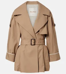 Trench-coat The Cube Clara en coton mélangé Trench-coat The Cube Clara en coton mélangé