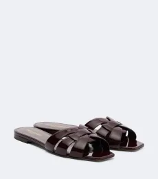 Tribute patent leather sandals Tribute patent leather sandals