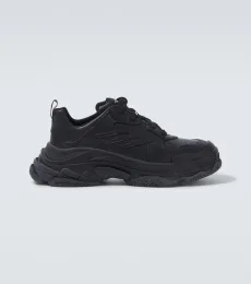 Triple S Sporty leather sneakers Triple S Sporty leather sneakers