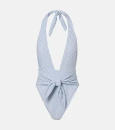 Tropez striped swimsuit