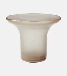 Trumpet Low glass side table Trumpet Low glass side table