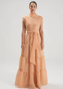Tsai Dress - Royal-Orange Tsai Dress - Royal-Orange