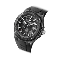 TSAR BOMBA Men's Carbon Fiber Automatic Watch Carbon Fiber Dial Black Electron Series Miyota Movement 10ATM Waterproof TSAR BOMBA Men's Carbon Fiber Automatic Watch Carbon Fiber Dial Black Electron Series Miyota Movement 10ATM Waterproof