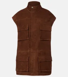 Turin oversized suede jacket