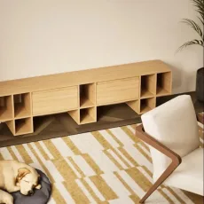 Tv Stand in Oak with Drawers
