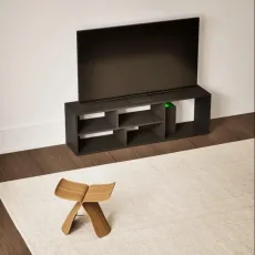 Tv Stand in Premium Black