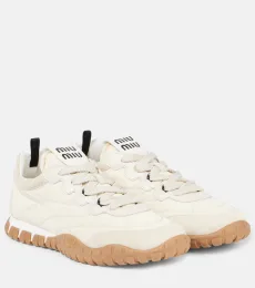 Tyre suede-trimmed sneakers Tyre suede-trimmed sneakers