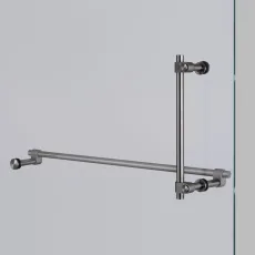 UBA-352155 Double Sided - Cast Towel Rail + Pull Bar Gun Metal UBA-352155 Double Sided - Cast Towel Rail + Pull Bar Gun Metal
