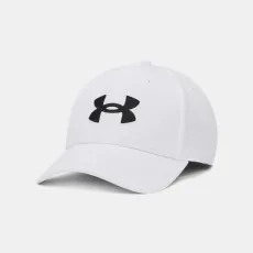 Under Armour Blitzing Low Men's Stretch Fit Cap White Black SM Under Armour Blitzing Low Men's Stretch Fit Cap White Black SM