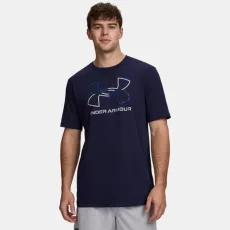 Under Armour Foundation Men's Short Sleeve Midnight Navy Royal Mod Gray XS Under Armour Foundation Men's Short Sleeve Midnight Navy Royal Mod Gray XS