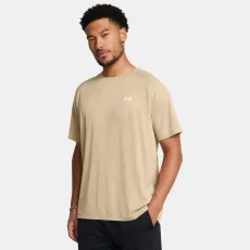 Under Armour Tech Textured Men's Short Sleeve City Khaki White M Under Armour Tech Textured Men's Short Sleeve City Khaki White M