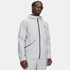 Under Armour Unstoppable Woven Men's Jacket Halo Gray Black L Under Armour Unstoppable Woven Men's Jacket Halo Gray Black L