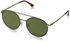 Unisex's Remi Sunglasses, Black Gold/Green, 53 Unisex's Remi Sunglasses, Black Gold/Green, 53