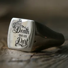 Until Death Do Us Part Signet Ring Until Death Do Us Part Signet Ring