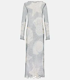 Ursa printed sheer beach dress Ursa printed sheer beach dress