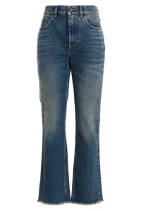 Used-effect hem detail - Blue Used-effect hem detail - Blue