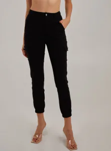 Utility Stretch Cargo Trousers Black Steel