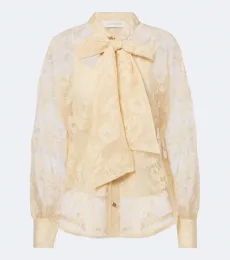 Valiant tie-neck lace blouse Valiant tie-neck lace blouse