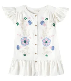 Vania embroidered cotton voile dress Vania embroidered cotton voile dress