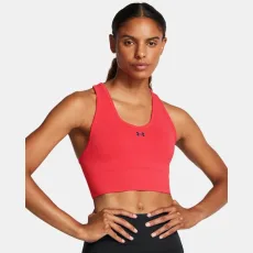 Vanish Seamless Womens Mid Sports Bra Racer Red / Black Vanish Seamless Womens Mid Sports Bra Racer Red / Black