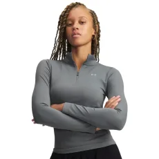 Vanish Seamless WoMens ¼ Zip Clay Green / Titanium / Titanium