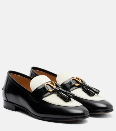 Vaniteux VLogo leather loafers Vaniteux VLogo leather loafers