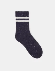 Varsity Stripe Sequin Socks Varsity Stripe Sequin Socks