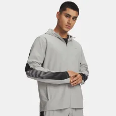 Velociti Storm Men's Hooded Jacket Titanium Black Reflective Velociti Storm Men's Hooded Jacket Titanium Black Reflective