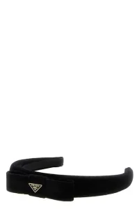 Velvet headband Black Size U Velvet headband Black Size U