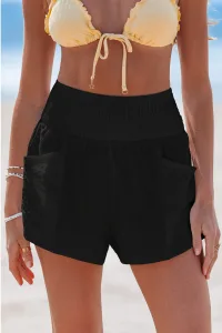 Velvet Vista Black Cover-Up Shorts Velvet Vista Black Cover-Up Shorts