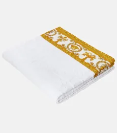 Versace Allover cotton terry beach towel Versace Allover cotton terry beach towel