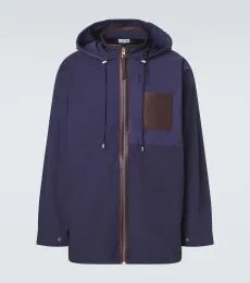 Veste à finitions en cuir Veste à finitions en cuir