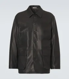 Veste blouson en cuir Veste blouson en cuir