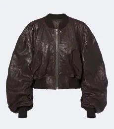 Veste bomber Secchia en cuir Veste bomber Secchia en cuir