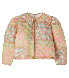 Veste Claire en coton à fleurs Veste Claire en coton à fleurs