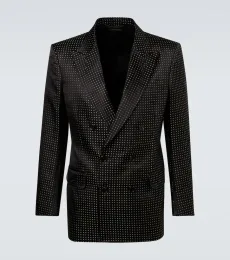 Veste de costume en soie à pois Veste de costume en soie à pois