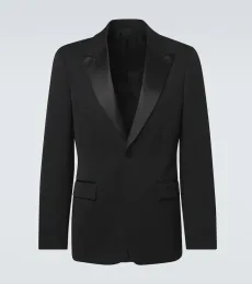 Veste de smoking en laine Veste de smoking en laine