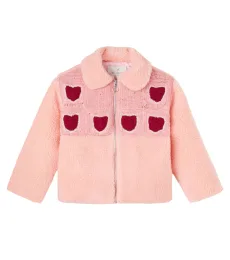 Veste Emma en crochet et shearling Veste Emma en crochet et shearling