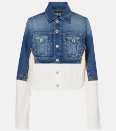 Veste en jean Petit Grand à empiècements Veste en jean Petit Grand à empiècements