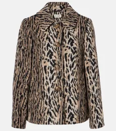Veste Leila à motif léopard Veste Leila à motif léopard