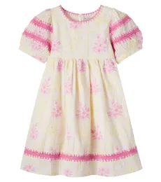 Vestido Alba de algodón bordado floral Vestido Alba de algodón bordado floral