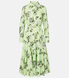 Vestido camisero Marione de algodón floral Vestido camisero Marione de algodón floral