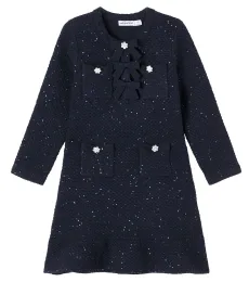 Vestido con lentejuelas y lazo Vestido con lentejuelas y lazo