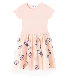 Vestido Cyrusila de jersey y tul Vestido Cyrusila de jersey y tul