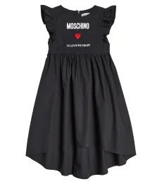 Vestido de algodón con logo Vestido de algodón con logo